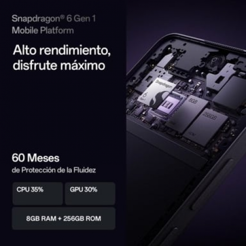 Oppo - OPPO 13 F (5G) 256 GB, Granito, Gris - Nuevo