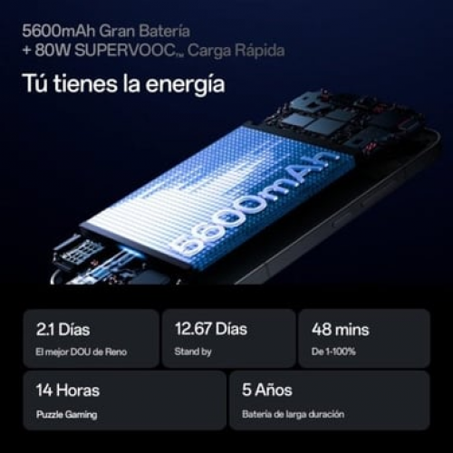 Oppo - OPPO 13 (5G) 256 GB, Blanco - Nuevo