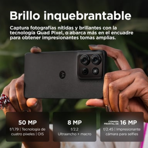 Motorola - Motorola moto g75 5G 17,2 cm (6.78") Ranura híbrida Dual SIM Android 14 USB Tipo C 8 GB 128 GB 5000 mAh Gris - Nuevo