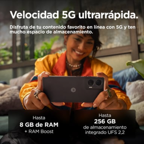 Motorola - Moto G35 (5G) 128 GB, Negro - Nuevo