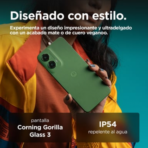 Motorola - Motorola moto G35 5G 17,1 cm (6.72") SIM doble Android 14 USB Tipo C 4 GB 256 GB 5000 mAh Verde - Nuevo