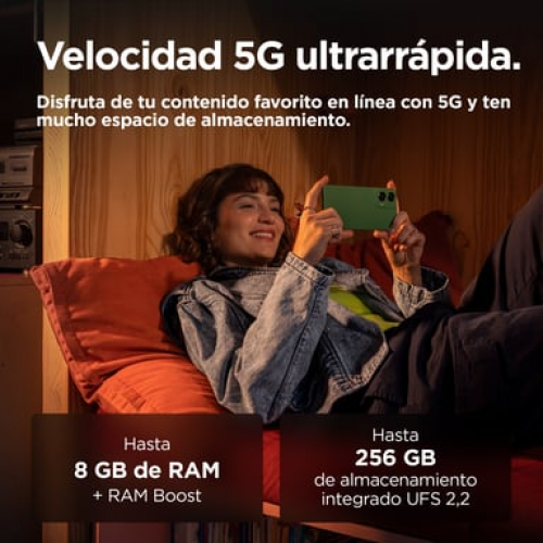 Motorola - Motorola moto G35 5G 17,1 cm (6.72") SIM doble Android 14 USB Tipo C 4 GB 256 GB 5000 mAh Verde - Nuevo