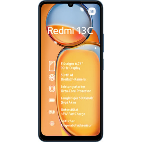Xiaomi - Redmi 13C 256 GB, Azul - Nuevo