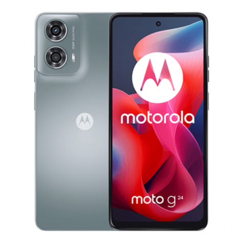 Motorola - Moto G24 (4G) 128 GB, Negro - Nuevo