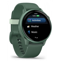 Garmin - Garmin vívoactive 6 3,05 cm (1.2") AMOLED 42 mm Digital 390 x 390 Pixeles Pantalla táctil Verde Wifi GPS (satélite) - Nuevo