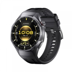 Huawei - Watch GT6 Pro GPS - Caja de titanio negro de 46 mm con correa de fluoroelastómero, color negro - Nuevo