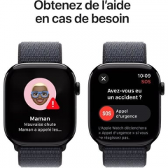 Apple - Apple Watch Series 10 OLED 46 mm Digital 416 x 496 Pixeles Pantalla táctil Negro Wifi GPS (satélite) - Nuevo