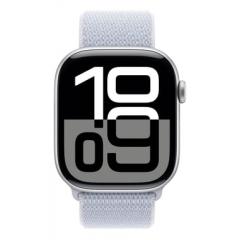 Apple - Apple Watch Series 10 OLED 46 mm Digital 416 x 496 Pixeles Pantalla táctil Plata Wifi GPS (satélite) - Nuevo