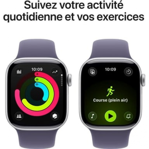 Apple - Apple Watch Series 11 OLED 42 mm Digital 374 x 446 Pixeles Pantalla táctil 5G Plata Wifi GPS (satélite) - Nuevo