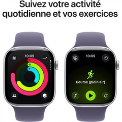 Apple - Apple Watch Series 11 OLED 46 mm Digital 416 x 496 Pixeles Pantalla táctil 5G Plata Wifi GPS (satélite) - Nuevo
