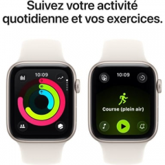 Apple - Apple Watch SE (3nd generation) OLED 44 mm Digital 368 x 448 Pixeles Pantalla táctil Beige Wifi GPS (satélite) - Nuevo