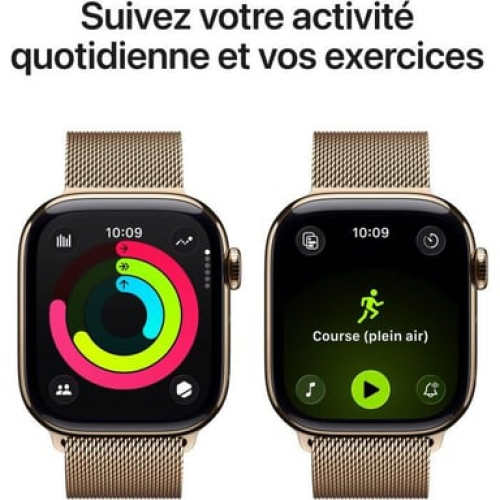 Apple - Apple Watch Series 11 OLED 42 mm Digital 374 x 446 Pixeles Pantalla táctil 5G Titanio Wifi GPS (satélite) - Nuevo