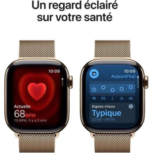 Apple - Apple Watch Series 11 OLED 42 mm Digital 374 x 446 Pixeles Pantalla táctil 5G Titanio Wifi GPS (satélite) - Nuevo