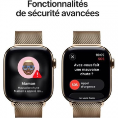 Apple - Apple Watch Series 11 OLED 42 mm Digital 374 x 446 Pixeles Pantalla táctil 5G Titanio Wifi GPS (satélite) - Nuevo