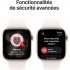Apple - Watch Series 11 (2025) GPS + Cellular 42 mm Caja de aluminio en oro rosa con correa deportiva, Rosa - S/M - Nuevo