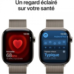 Apple - Apple Watch Series 11 OLED 46 mm Digital 416 x 496 Pixeles Pantalla táctil 5G Titanio Wifi GPS (satélite) - Nuevo