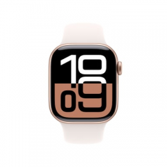 Apple - Apple Watch Series 10 OLED 42 mm Digital 374 x 446 Pixeles Pantalla táctil Oro rosa Wifi GPS (satélite) - Nuevo