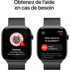 Apple - Apple Watch Series 10 OLED 46 mm Digital 416 x 496 Pixeles Pantalla táctil 4G Gris Wifi GPS (satélite) - Nuevo