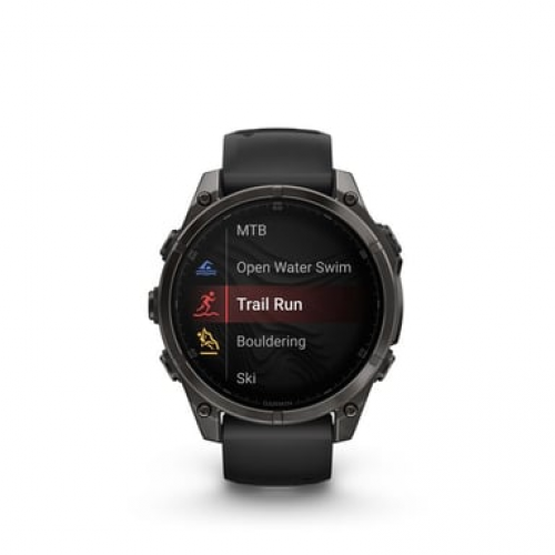 Garmin - Garmin fenix 8 3,56 cm (1.4") AMOLED 47 mm Digital 454 x 454 Pixeles Pantalla táctil Negro Wifi GPS (satélite) - Nuevo