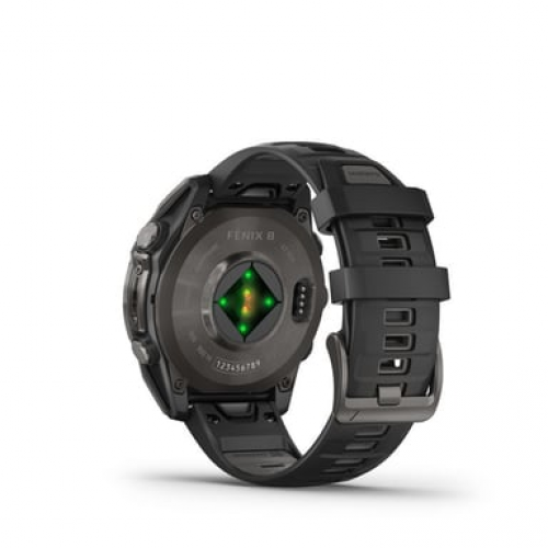 Garmin - Garmin fenix 8 3,56 cm (1.4") AMOLED 47 mm Digital 454 x 454 Pixeles Pantalla táctil Negro Wifi GPS (satélite) - Nuevo