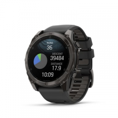 Garmin - Garmin Fenix 8 3,56 cm (1.4") AMOLED 51 mm Digital 454 x 454 Pixeles Pantalla táctil Titanio Wifi GPS (satélite) - Nuevo