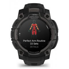 Garmin - Garmin Instinct 3 AMOLED 3,05 cm (1.2") 45 mm Digital 390 x 390 Pixeles Pantalla táctil Negro GPS (satélite) - Nuevo