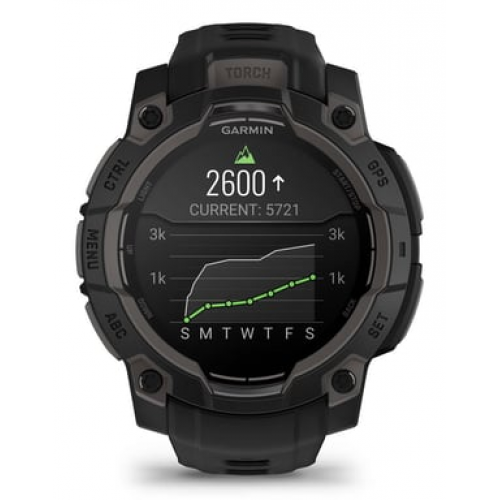 Garmin - Garmin Instinct 3 AMOLED 3,05 cm (1.2") 45 mm Digital 390 x 390 Pixeles Pantalla táctil Negro GPS (satélite) - Nuevo