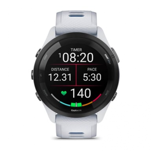 Garmin - Garmin Forerunner 265 3,3 cm (1.3") AMOLED 46 mm Digital 416 x 416 Pixeles Pantalla táctil Negro, Blanco Wifi GPS (satélite) - Nuevo