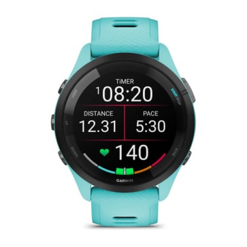 Garmin - Garmin Forerunner 265 3,3 cm (1.3") AMOLED 46 mm Digital 416 x 416 Pixeles Pantalla táctil Negro, Azul Wifi GPS (satélite) - Nuevo