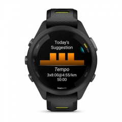 Garmin - Garmin Forerunner 265S 2,79 cm (1.1") AMOLED 42 mm Digital 360 x 360 Pixeles Pantalla táctil Negro, Gris Wifi GPS (satélite) - Nuevo