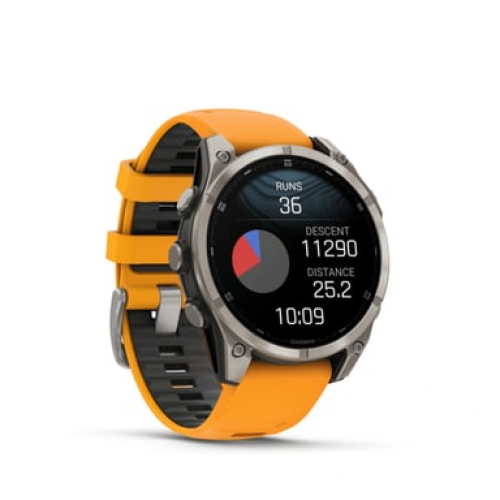 Garmin - Garmin fenix 8 3,56 cm (1.4") AMOLED 47 mm Digital 454 x 454 Pixeles Pantalla táctil Grafito Wifi GPS (satélite) - Nuevo