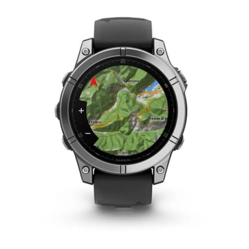 Garmin - Garmin Fenix E 3,3 cm (1.3") AMOLED 47 mm Digital 416 x 416 Pixeles Pantalla táctil Acero inoxidable Wifi GPS (satélite) - Nuevo