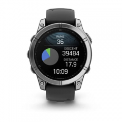 Garmin - Garmin Fenix E 3,3 cm (1.3") AMOLED 47 mm Digital 416 x 416 Pixeles Pantalla táctil Acero inoxidable Wifi GPS (satélite) - Nuevo