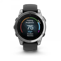 Garmin - Garmin Fenix E 3,3 cm (1.3") AMOLED 47 mm Digital 416 x 416 Pixeles Pantalla táctil Acero inoxidable Wifi GPS (satélite) - Nuevo