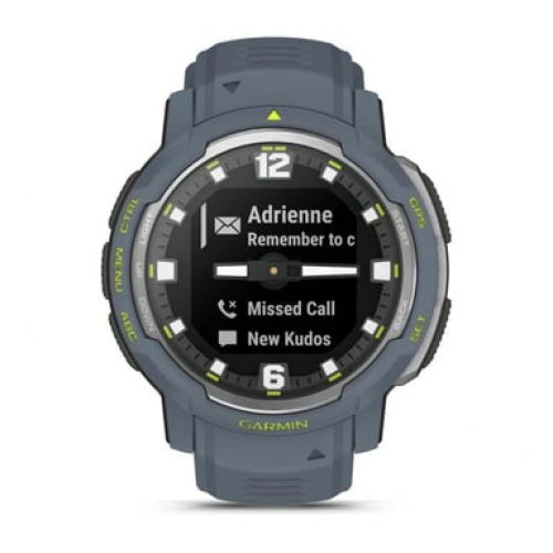 Garmin - Garmin Instinct Crossover - Standard Edition 2,29 cm (0.9") MIP 45 mm Híbrido 176 x 176 Pixeles Azul GPS (satélite) - Nuevo