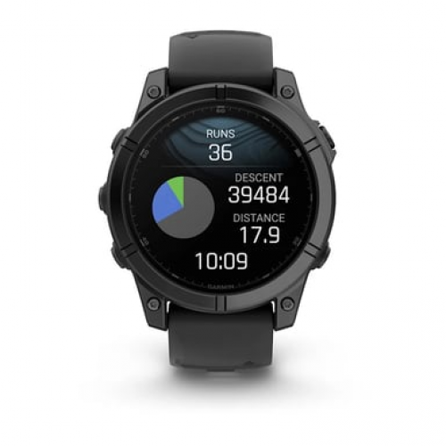 Garmin - Garmin Fenix E 3,3 cm (1.3") AMOLED 47 mm Digital 416 x 416 Pixeles Pantalla táctil Negro Wifi GPS (satélite) - Nuevo