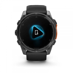 Garmin - Garmin Fenix 8 3,56 cm (1.4") AMOLED 51 mm Digital 454 x 454 Pixeles Pantalla táctil Gris Wifi GPS (satélite) - Nuevo