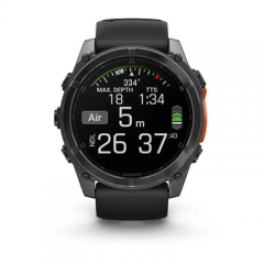 Garmin - Garmin Fenix 8 3,56 cm (1.4") AMOLED 51 mm Digital 454 x 454 Pixeles Pantalla táctil Gris Wifi GPS (satélite) - Nuevo