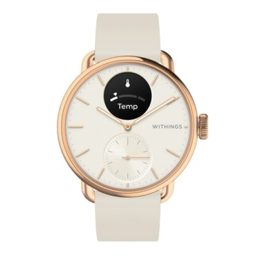 Withings - Withings ScanWatch 2 1,6 cm (0.63") OLED 38 mm Híbrido Oro rosa GPS (satélite) - Nuevo