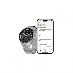 Withings - Withings ScanWatch Nova 1,6 cm (0.63") OLED 42 mm Híbrido Negro, Acero inoxidable GPS (satélite) - Nuevo