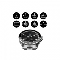 Withings - Withings ScanWatch Nova 1,6 cm (0.63") OLED 42 mm Híbrido Negro, Acero inoxidable GPS (satélite) - Nuevo