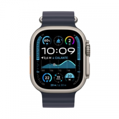 Apple - Watch Ultra 2 GPS + Cellular 49mm Caja de Titanio Natural con Correa Ocean Marina - Nuevo