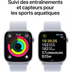 Apple - Apple Watch Series 10 OLED 46 mm Digital 416 x 496 Pixeles Pantalla táctil 4G Plata Wifi GPS (satélite) - Nuevo