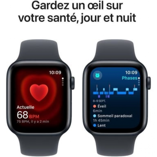 Apple - Apple Watch SE OLED 44 mm Digital 368 x 448 Pixeles Pantalla táctil 4G Negro Wifi GPS (satélite) - Nuevo