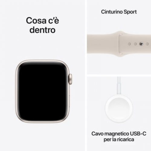 Apple - Apple Watch SE OLED 44 mm Digital 368 x 448 Pixeles Pantalla táctil 4G Beige Wifi GPS (satélite) - Nuevo