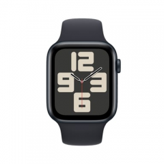 Apple - Apple Watch SE OLED 44 mm Digital 368 x 448 Pixeles Pantalla táctil Negro Wifi GPS (satélite) - Nuevo