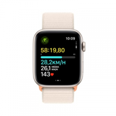Apple - Apple Watch SE OLED 44 mm Digital 368 x 448 Pixeles Pantalla táctil Beige Wifi GPS (satélite) - Nuevo