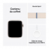 Apple - Apple Watch SE OLED 44 mm Digital 368 x 448 Pixeles Pantalla táctil Beige Wifi GPS (satélite) - Nuevo