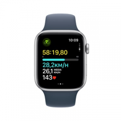 Apple - Apple Watch SE OLED 44 mm Digital 368 x 448 Pixeles Pantalla táctil 4G Plata Wifi GPS (satélite) - Nuevo