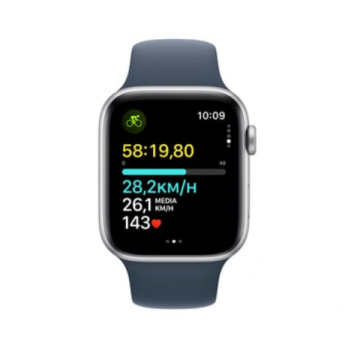 Apple - Apple Watch SE OLED 44 mm Digital 368 x 448 Pixeles Pantalla táctil 4G Plata Wifi GPS (satélite) - Nuevo